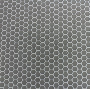 Geometro Field Smoke, Recycled Glass Tile